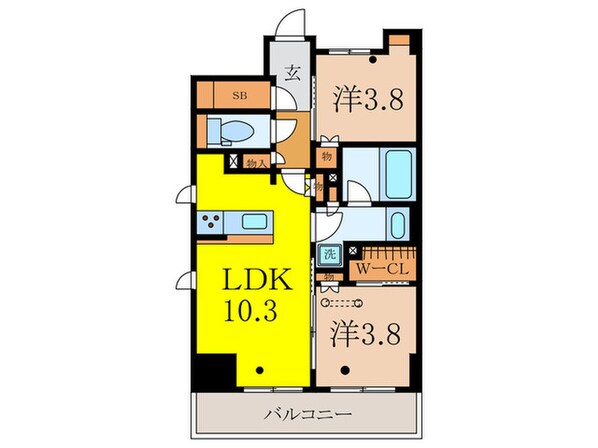 テラス駒込イーストの物件間取画像